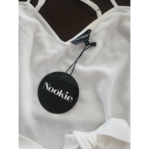 **NEW WITH TAGS** NOOKIE/REVOLVE White dress - Size Large - Picture 5 of 5